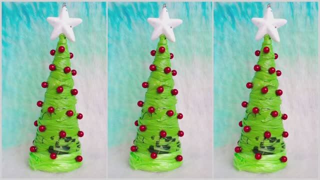 НОВОГОДНЯЯ ЕЛКА своими руками смотреть онлайн