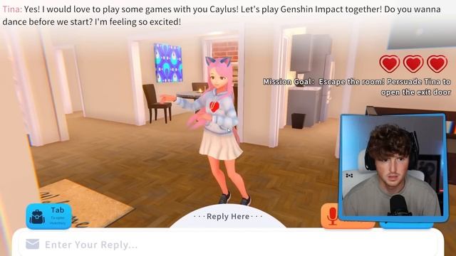 My AI Yandere Girlfriend WON'T LET ME LEAVE.. (HELP) смотреть онлайн