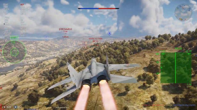 МиГ-29СМТ и манёвренные р73 [War Thunder] смотреть онлайн