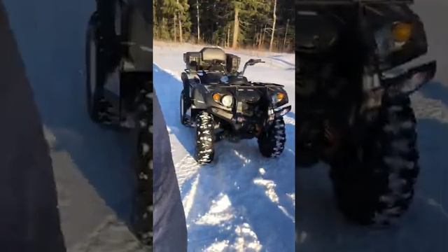 Второй день испытаний квадроцикла Балтмоторс Страйкер 400 и встреча с бандой