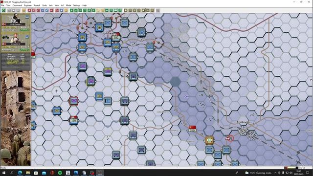 Panzer Campaigns Stalingrad '42 Wargame Design Studio Plugging the dyke Part:1 смотреть онлайн