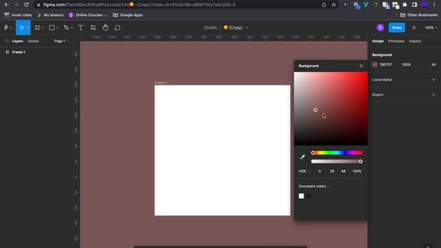 How to change your background in Figma! смотреть онлайн