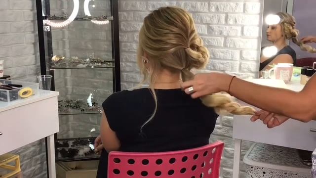 Как сделать вечернюю прическу? Легкая прическа! Укладка в домашних условиях смотреть онлайн