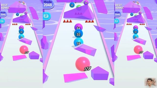 satisfying mobile game ball run 2048 Android games pack смотреть онлайн