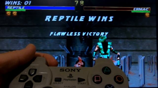 MK TRILOGY (1996/PS1) - ONE BUTTON FATALITY CODE смотреть онлайн