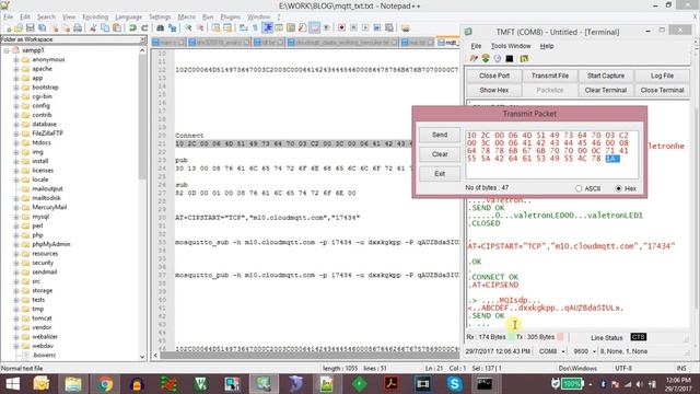 MQTT Protocol tutorial using SIM900/SIM800 modules - LIVE DEMO смотреть онлайн