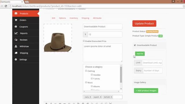 How to Create a Downloadable Product from Frontend - Dokan Tutorial смотреть онлайн