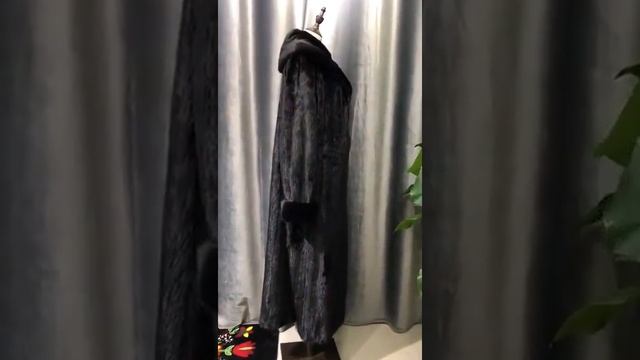 120 см длинное роскошное норковое меховое пальто, зимняя длинная черная натуральная норковая мехова смотреть онлайн