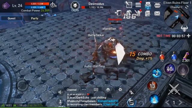Lineage 2 Revolution | Elite Dungeon | Defeat Arachne Quest | English смотреть онлайн