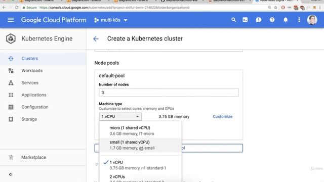 215 Kubernetes Creating a Cluster with Google Cloud смотреть онлайн