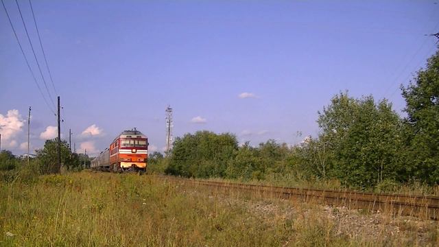 ТЭП70-0243 с поездом №683 Осташков - Лихославль смотреть онлайн