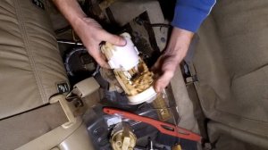 Замена топливного фильтра Nissan X-Trail  T30