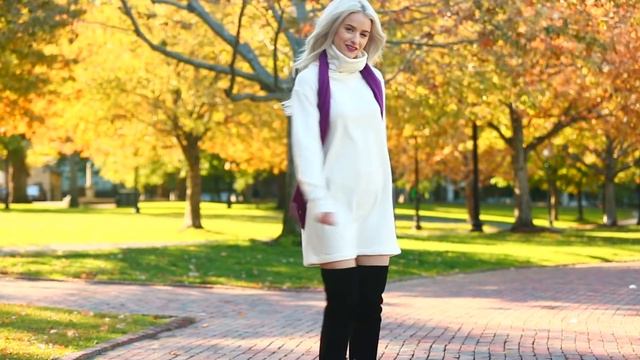 4 AUTUMN FALL OUTFITS | WHAT I WORE IN BOSTON смотреть онлайн