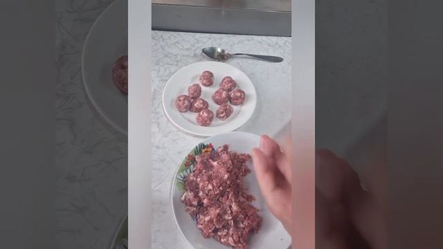 Суп с фрикадельками