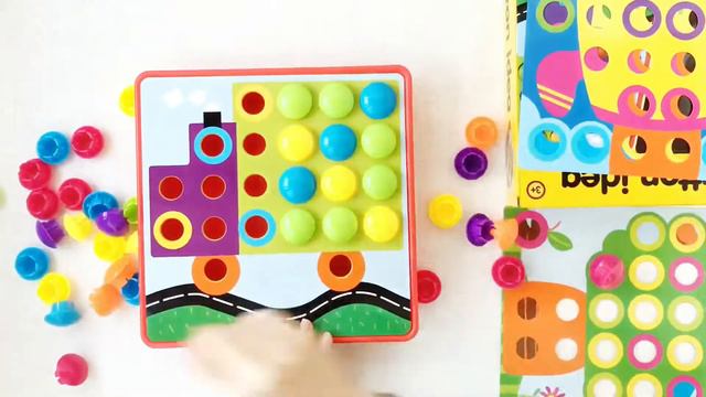 Развивающая мозайка Button Idea на 41 кнопку смотреть онлайн