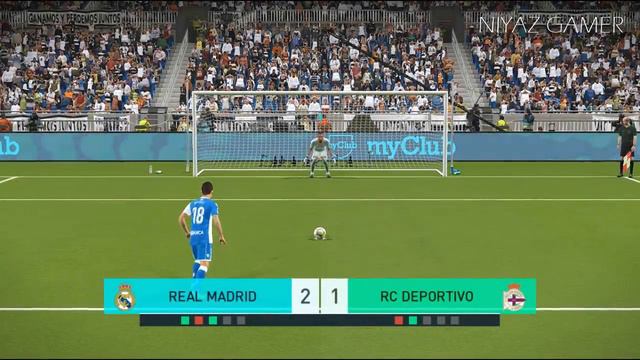 REAL MADRID vs DEPORTIVO | Penalty Shootout | PES 2018 Gameplay PC смотреть онлайн
