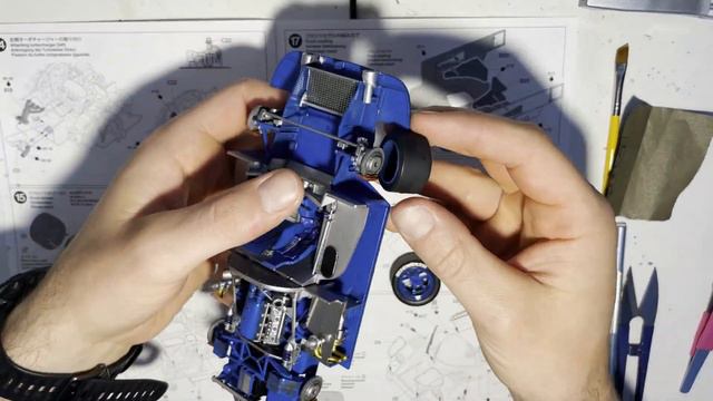 1989 Sauber-Mercedes C9, 1:24, Tamiya, Full Time-lapse Build. CAR#7 #tamiya #scalemodel #mercedes