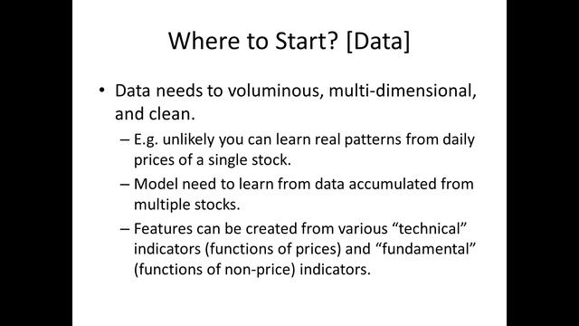 The Why and How of Machine Learning in Trading смотреть онлайн