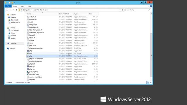 Windows Server: Installing PHP смотреть онлайн
