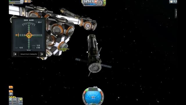 Giant Hexagon Fuel Station - Kerbal Space Program смотреть онлайн