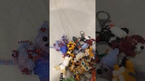 обзор на все мои амигуруми из бисера!?это все работы за 8 месяцев..?