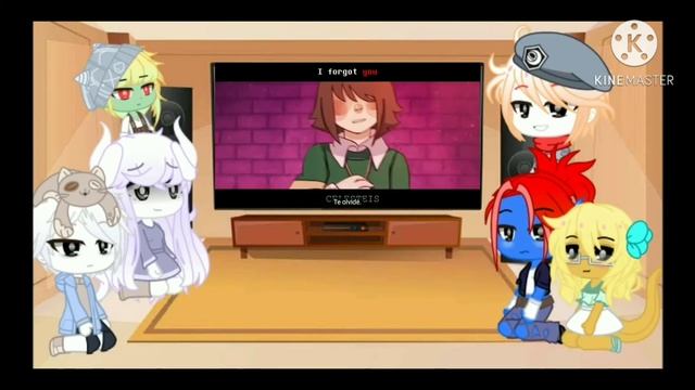 {✨Реакция персонажей андертеил на меме✨}{Чужая решимость серия 2} смотреть онлайн