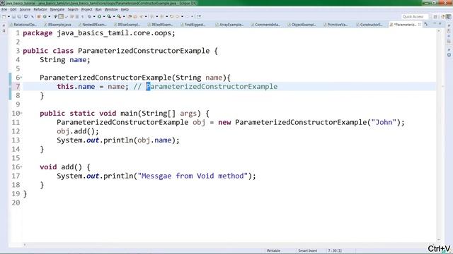 Java OOP's Concepts | Object Oriented Programming | Java Tutorial For Beginners in Tamil смотреть онлайн