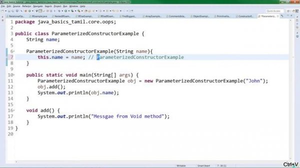 Java OOP's Concepts | Object Oriented Programming | Java Tutorial For Beginners in Tamil