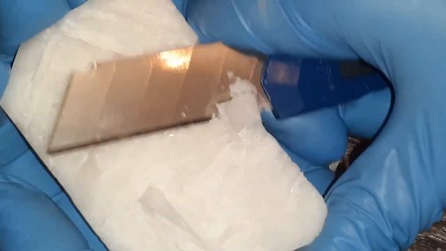 Белоснежная сухая стружка,резка мыла на столе #АСМР смотреть онлайн