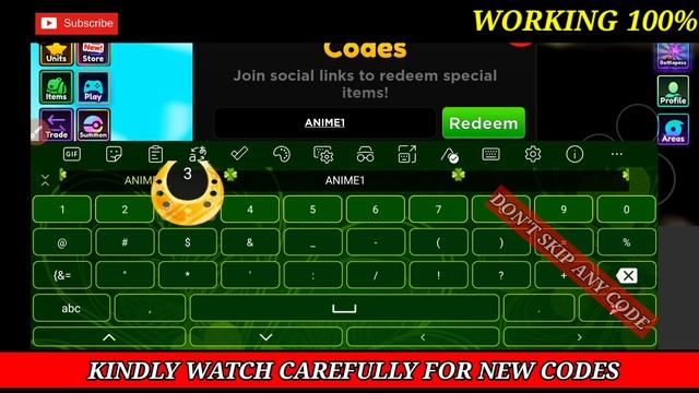 Update!? NEW ALL WORKING CODES FOR ANIME ADVENTURE 2023 - ROBLOX ANIME ADVENTURE CODES смотреть онлайн