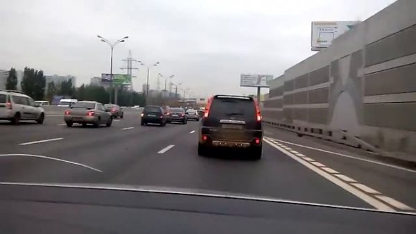 Москва ,поездка по МКАДУ, от Ярославки до Осташковской ул.