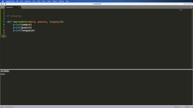 ¿Qué es args y kwargs en python? смотреть онлайн