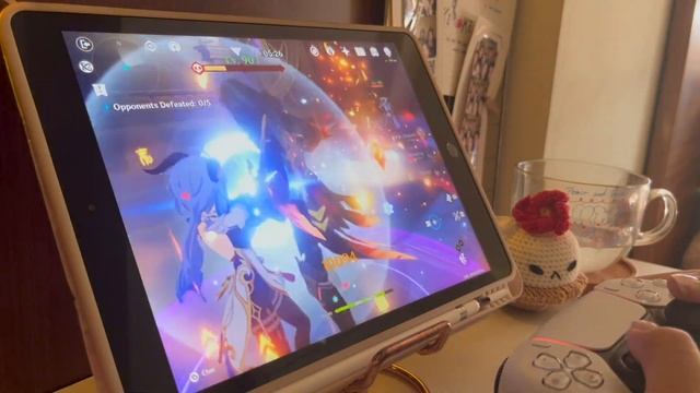 morning genshin impact gameplay ambiance ft iPad 7th gen and dualsense ♡♡ смотреть онлайн