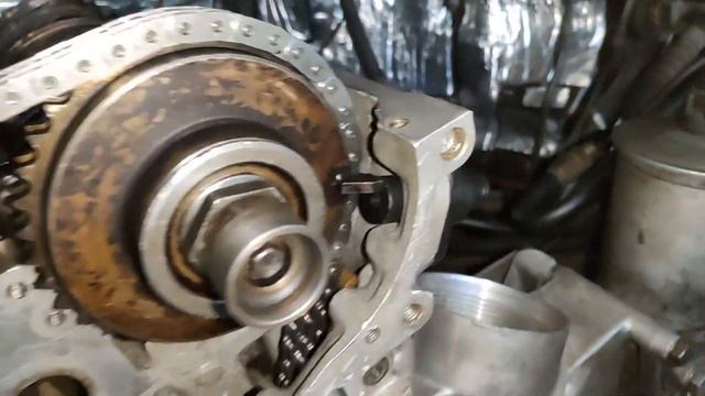 Как выставить правильно метки ГРМ Mercedes W124 E220 M111 Проверить фазорегулятор смотреть онлайн