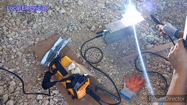 Inverter Welding Machine Vs I BEAM | 200 Ampere Powerhouse Turbomaxx | Local Electrician смотреть онлайн