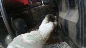 Замена палец,втулок, на передних рессорах Hino-Ranger