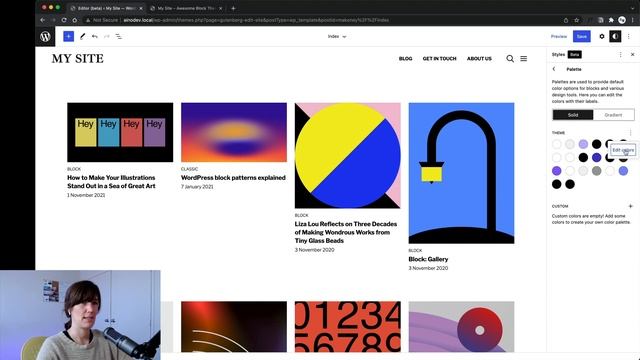 FSE Styles Overview - Makoney WordPress Magazine Block theme смотреть онлайн