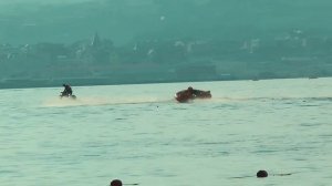 Катание на "таблетке" в Геленджике  Skating to " tablet" in Gelendzhik