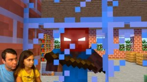 AMONG US БАТЛ ФЛИП ЧЕЛЛЕНДЖ в МАЙНКРАФТ ШКОЛЕ в ЛАЙК и ТИКТОК! Не засмейся ЧЕЛЛЕНДЖ Валеришка