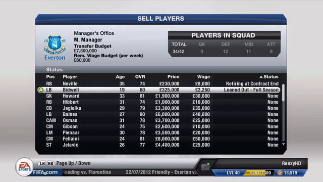 FIFA 13 Career Mode: Who To Buy And Sell (Everton) #4 смотреть онлайн
