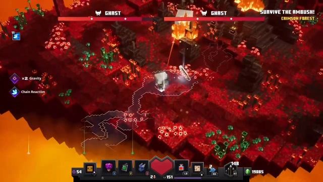 All Bosses In Minecraft Dungeons: Flames of the Nether No Damage/Hits смотреть онлайн