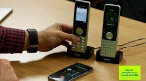 Demonstrating How To Transfer YEALINK W56H Handset | Callwise