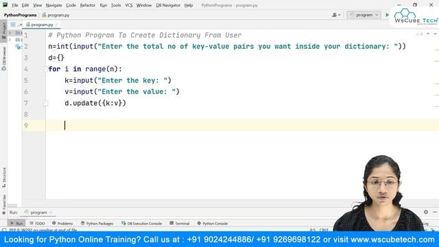 Python Program To Create Dictionary From User in 7 Minutes - Hindi #28 смотреть онлайн