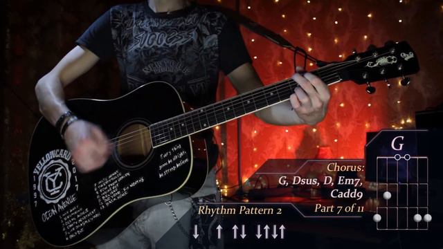 Avril Lavigne - Keep Holding On | Guitar cover/tutorial | Play along chords in video смотреть онлайн