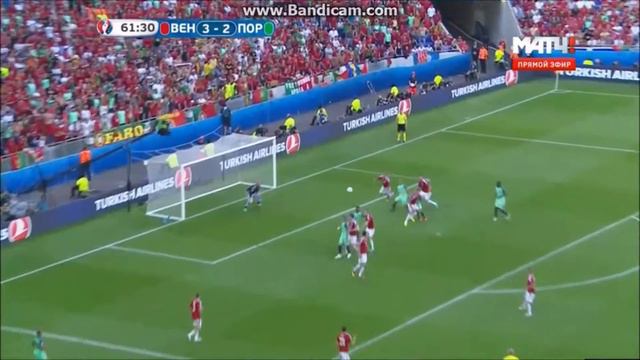 Венгрия Португалия 3-3! Дубль Роналду! Евро 2016.Hungary 3-3 Portugal! Two goals Ronaldo! смотреть онлайн