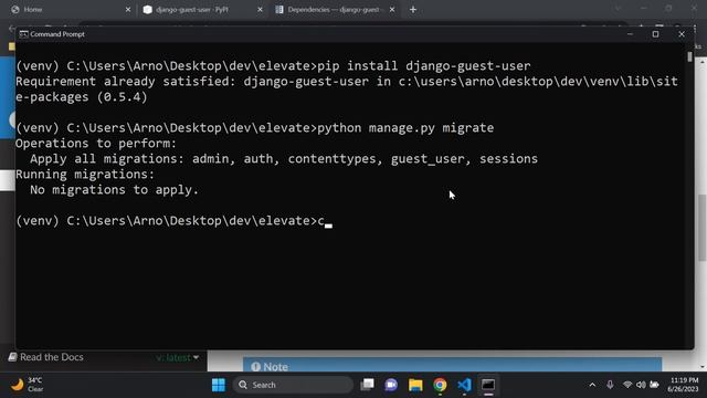 Guest user login with Django смотреть онлайн