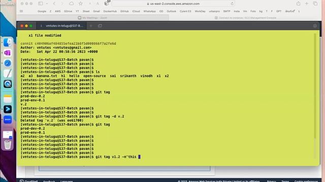 Git Episode -7 | Git Tags | Git Rewriting Commit Messages | Git Squash తెలుగులో | #VmTutesInTelugu смотреть онлайн
