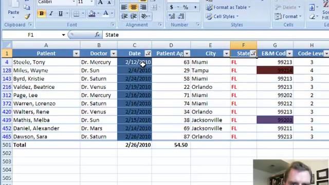 Excel Video 36 Filtering by Color in Tables смотреть онлайн