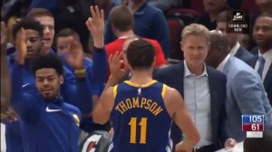 Пять лет назад Клэй Томпсон в матче реализовал 14 трехочковых бросков всего за 26 минут на паркете.