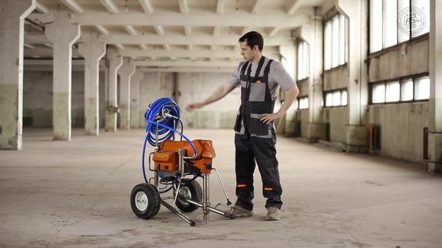 Знакомство с аппаратом для покраски AS-6000 стен, потолков, фасадов. окрасочный агрегат смотреть онлайн